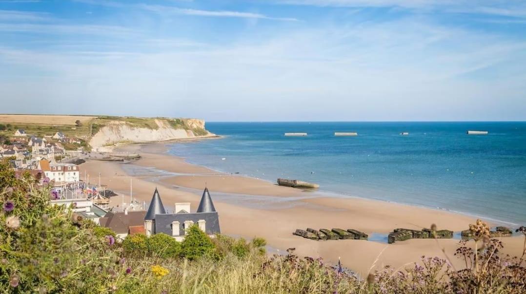 Charmante Petite Maison De La Cote Normande Курсёль-сюр-Мер Экстерьер фото